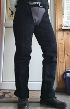 Longchaps, Wildleder, schwarz, 1 x Größe L, 1 x Größe XXL
