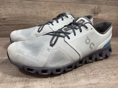 On Cloud X Running Shoes Gray Cloudtec Sneakers Mens Size 12