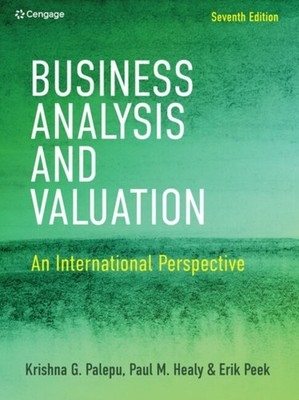 Business Analysis  Valuation by Krishna Palepu PAPERBACK 9781473796157