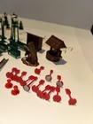 O/S Scale Lot 87pc Figures Lights Trees Cars Nativity Buildings — photo 3