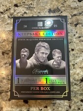 2025 Keepsake Steve McQueen Premiere Edition Sealed Box! Possible McQueen AUTO!