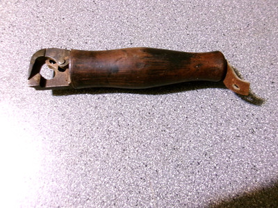 VINTAGE SNELL ATHERTON LEATHER WORKING COBBLERS TOOL LACE CUTTER Sho
