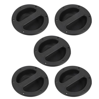 5Pcs Reusable Black ABS Stage Audio Handles Large Grip Speaker Accessories