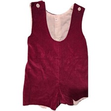 Vintage Red John John Romper 4T Classic Style