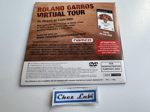Demo - Roland Garros 2005 Virtual Tour - Promo - Sony PlayStation PS2 - PAL - Imagen 3 de 3