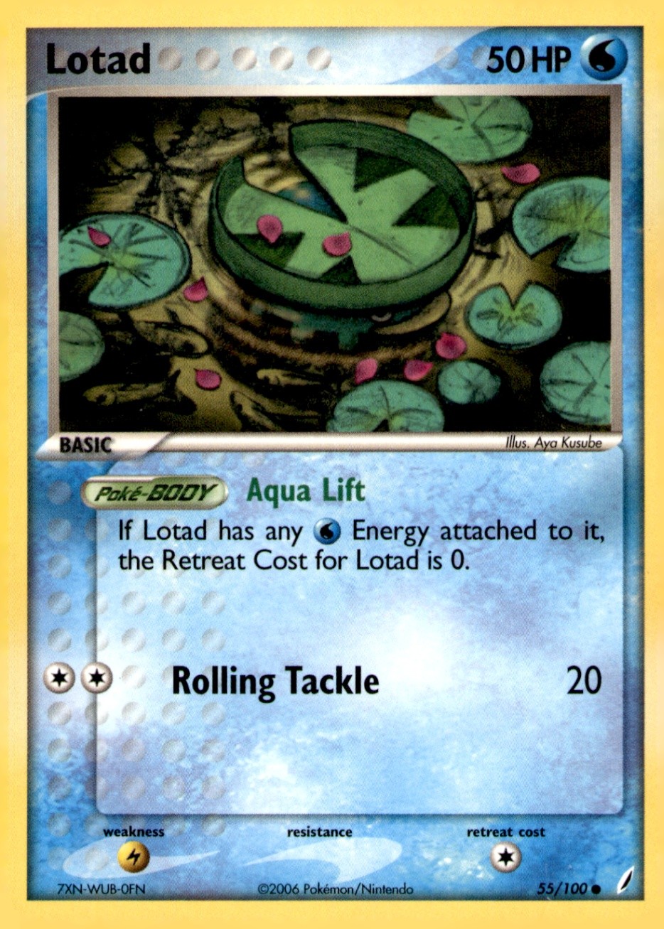 Lotad Common Crystal Guardians 55/100 NM