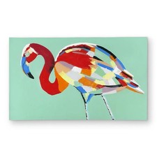 Begin Home Decor C1ROAR352TQ3BO 3 x 5 ft. Multicolored Flamingo Rug - Exotic ...