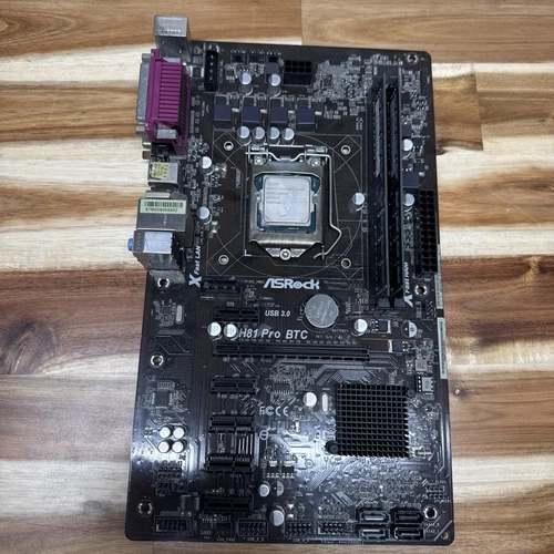 ASROCK H81 Pro BTC Motherboard CPU Ram Combo