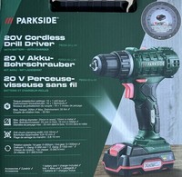 Parkside® 20 V Akku Bohrschrauber Pbssa 20-Li M. Akku U. Ladekabel Bohrmaschine