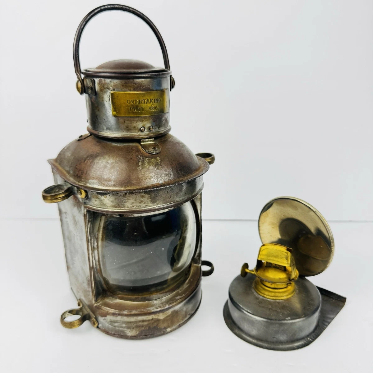 Vintage Original WWII Antique Maritime Lamps & Lighting for sale