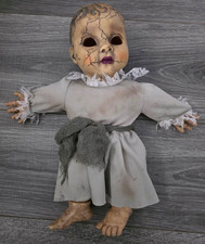 Haunted Doll: creepy Halloween talking prop - tested and working 