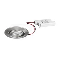 LED Einbaustrahler-Set BB09 Dim2Warm Inkl. Konverter, IP20, Rund, 230V, 6W 1800-