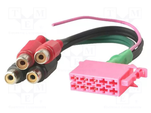 4CARMEDIA ZRS-ISO-2A ISO plug,RCA socket x4