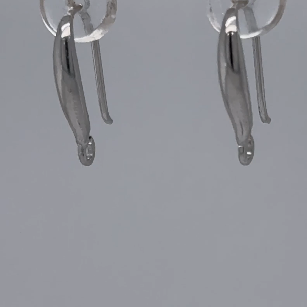 Pair of 925 STERLING SILVER Fishhook French Fish Earrings Hooks 