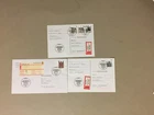 Three Germany registered fdc with high value stamps:510pf and 440pf single st