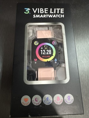3Plus Vibe Lite Smartwatch Fitness Trackers Pink