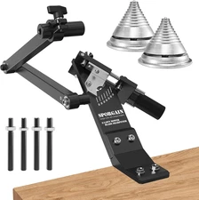 Lawn Care Essential Choice: Lawn Mower Blade Sharpening Tool with Blade Balancer