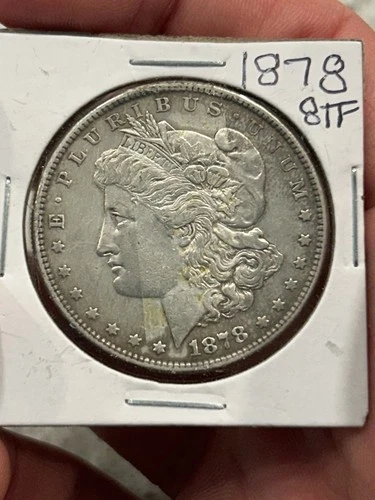 1878 8TF $1 Morgan Silver Dollar Looks XF Circulated Better Date Variety***