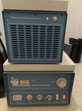 BECKMAN MODEL TJ-6 WITH TJ-R REFRIGERATION UNIT TABLETOP CENTRIFUGE W/ROTOR