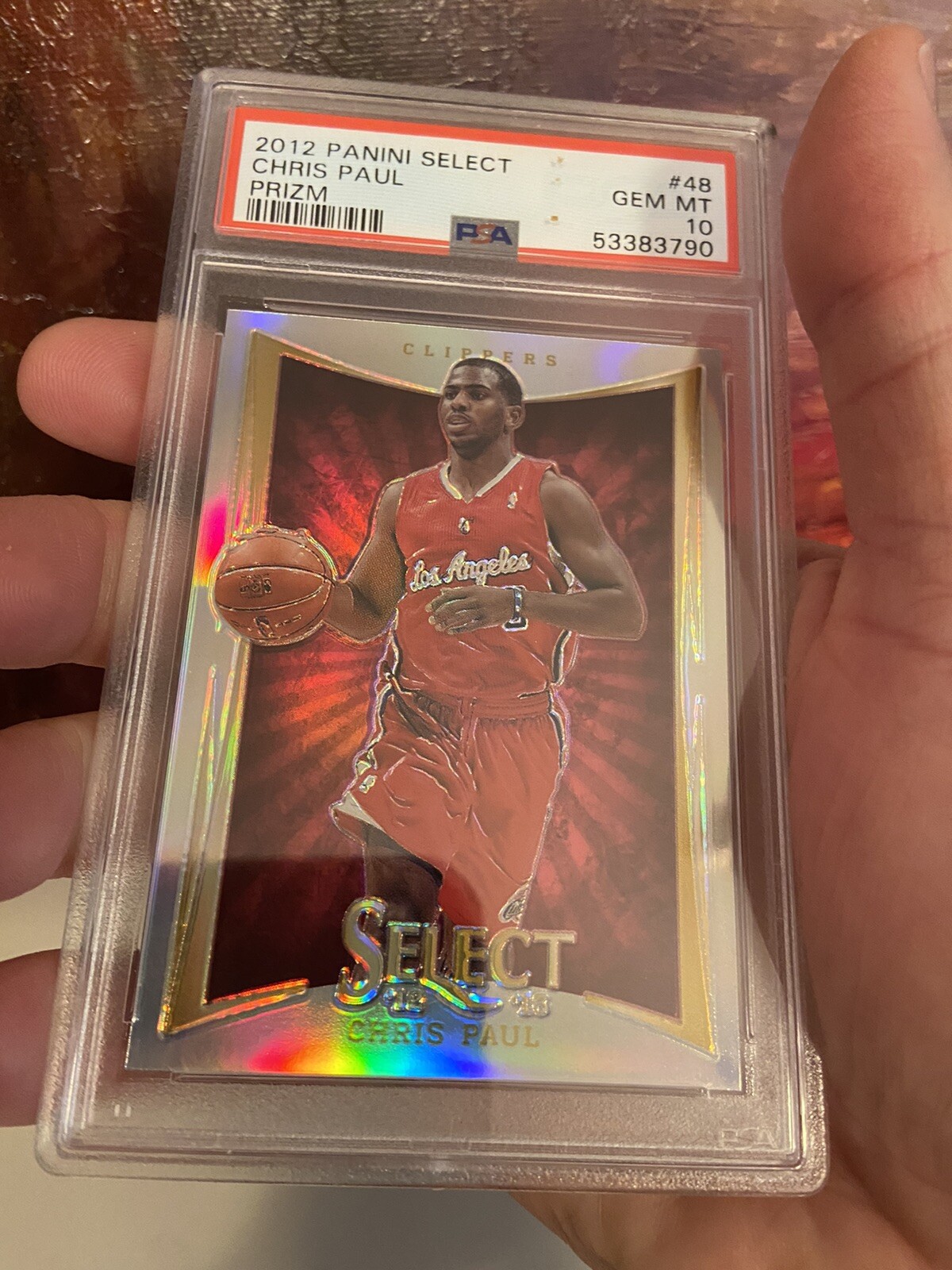 2012-13 Select Chris PAUL Silver Prizm PSA 10! POP 1!! Suns Rare! Enjoy!!
