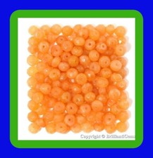 WE SELL QUALITY 4mm Natural Red Aventurine Faceted Spacer Beads 15 beads