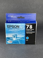 GENUINE Epson 78 Cyan Ink -  New retail box  - Exp 2019
