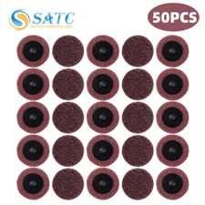 50x 2 inch Coarse Surface Conditioning Discs Roll Lock Die Grinder Sanding Pads