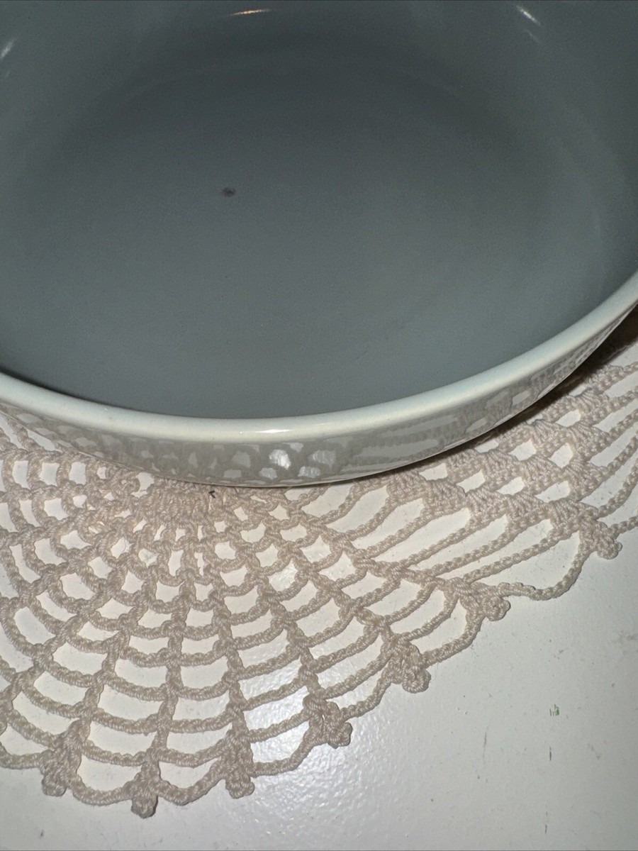 Bauer Pottery Bowl 8.5” Gray Pasta Salad Serving Bowl No Chips Or