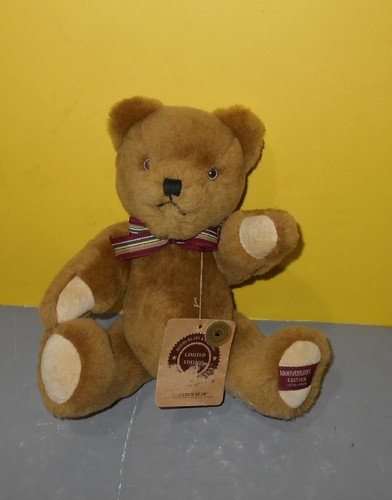 Boyds Bears MATTHEW BEAR 20th Anniversary Edition 1999 Brown Teddy Wool - Picture 1 of 3