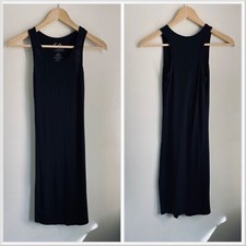 GO Couture Soft Racerback Sleeveless Dress Black size S