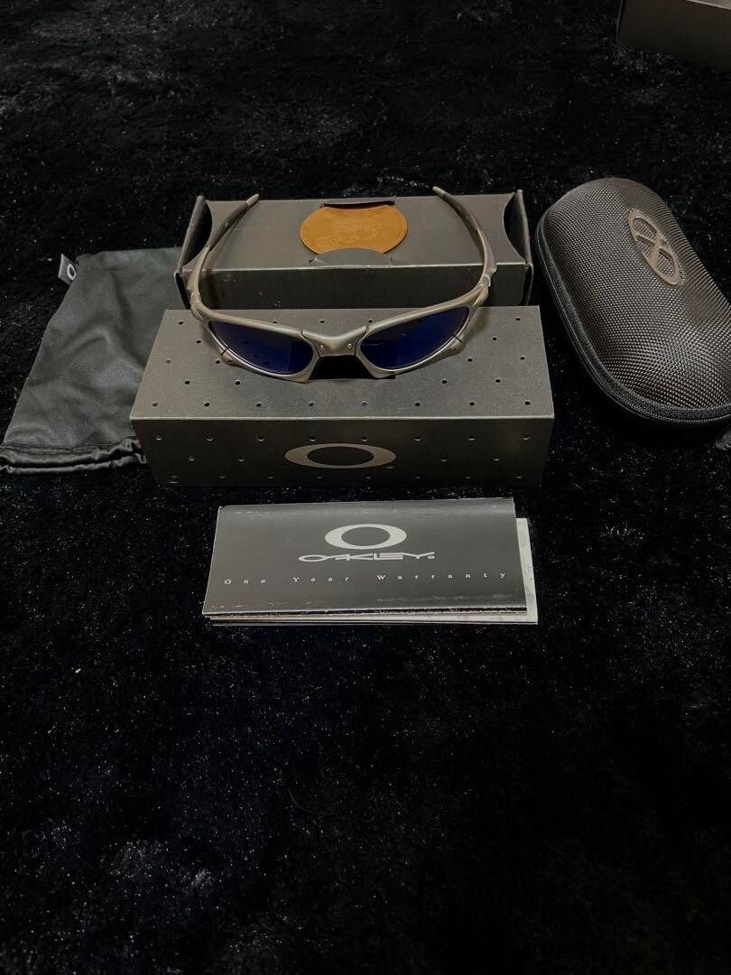 Oakley Penny Titanium Ice Sunglasses with Box Hardcase Oakley Penny Titanium Ice Sunglasses with Box Hardcase
