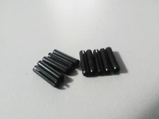 10X Black Slotted Spring Roll Pin  1/8 x 5/8    High Carbon Steel