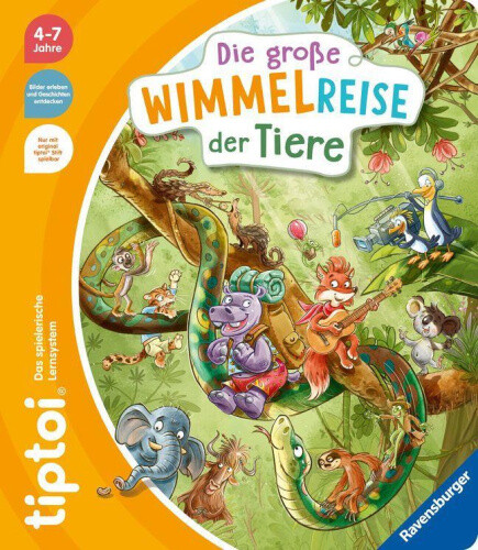 tiptoi® Die große Wimmelreise der Tiere [German] by Kiel, Anja