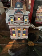 1992 Santa's Best Spirit of America Porcelain ~ City Hall ~First Editition Nice