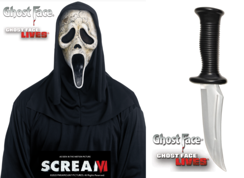 Scream Mask Knife Dagger Halloween Fancy Dress Costume Masks & Accessories - Picture 13 of 20