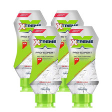 4PK XTREME PRO-EXPERT Hair Styling Gel ALCOHOL FREE REAL 24h EXTREME CONTROL
