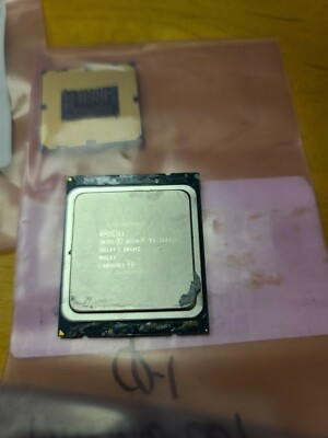 Lot of 2 Intel Xeon E5-2603 V2 1.8GHz SR1AY Socket LGA2011 Processor CPU 