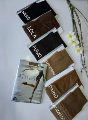 Omsa Attiva sheer elastic supportive tights with distributed pressure 20 Den