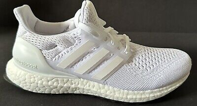 Adidas Ultraboost 1.0 J Triple Cloud White Running Shoes Adidas Ultraboost 1.0 J Triple Cloud White Running Shoes