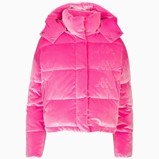 Kappa Womens Flissy Short Padded Jacket - Pink - M