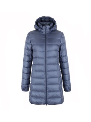 Ladies Coat Long Winter Hat Detachable Down Jacket Ultra Light Down Jacket Women