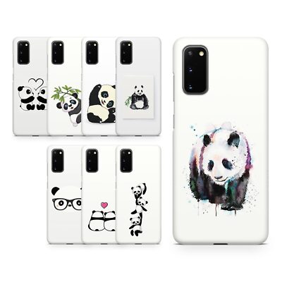 CASE FOR SAMSUNG S24 S23 S22 S20 S10 S8 S9 HARD PHONE COVER PANDA CUTE COON  BEAR UK