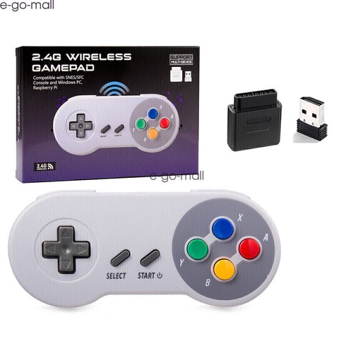 Wireless/Wired Gamepad for SNES Super Nintendo Entertainment System SFC NES - Picture 10 of 86