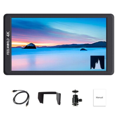 FEELWORLD F570 5.7 inch DSLR Camera Monitor Video Full HD LCD 4K HDMI Al Housing
