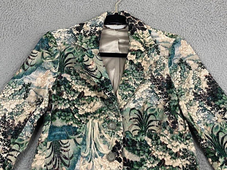 Nueva Chaqueta Pastoral Pana Peruvian Connection Talla 2 Tapiz Victoriano $299 Foto 2 de 4