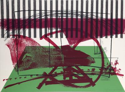 Moshe Kupferman, Untitled I, Screenprint, signed and numbered in pencil