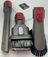 Dyson V15 V11 Attachment Crevice Tool, Mini Dusting Brush, Mini Cord Brush Set