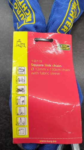 12MM X 1.3 METRE HIGH SECURITY CHAIN C/W WEBBING - Picture 4 of 4