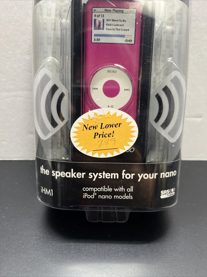 iHome 2GO iHM1 Speaker System for All Nano Stereo Sound RARE Black 2006 - Image 3 of 4