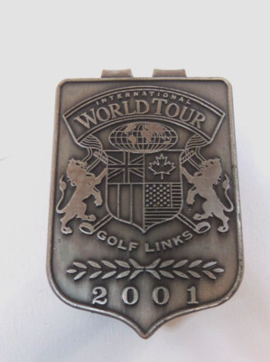 The Original ProClip International World Tour Golf Links 2001 Money Clip 08033